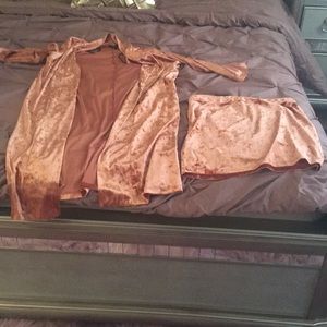 Two pieces jacket and skirt